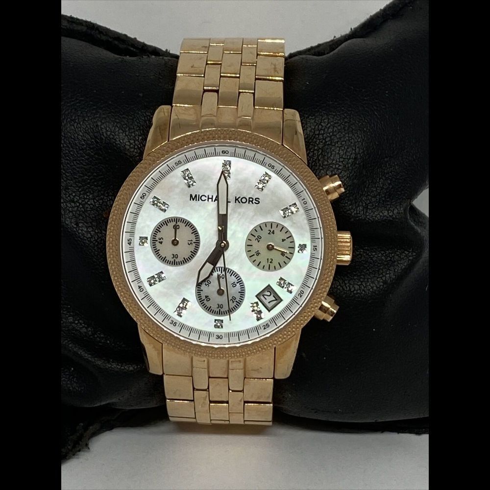 Michael Kors MK5026 Women's Stainless Steel Analog Dial Quartz Wrist Watch HO407